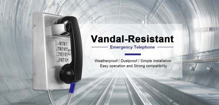 J&R Technology Export Vandal-Resistant Emergency Telefon till Frankrike