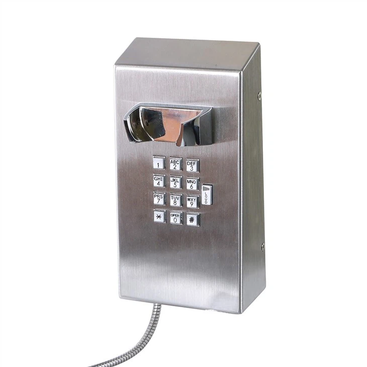 Hotline Fast Call Jail Telephone Wall Mounted Rugged Telephone JR201-FK-VC